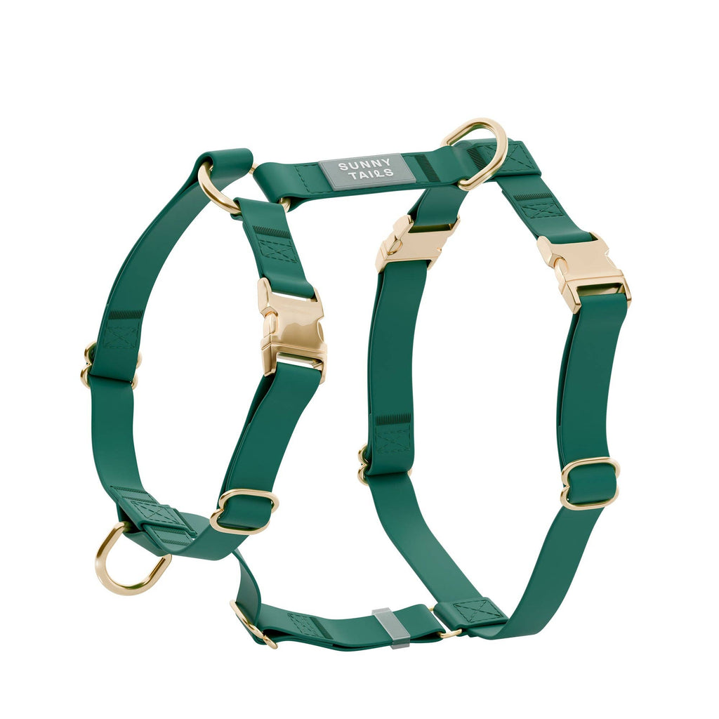 Harnais pour chien imperméable - Vert Sapin