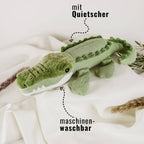 Jouet pour chien robuste avec couineur - Crocodile