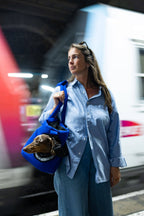 Sac de voyage bleu