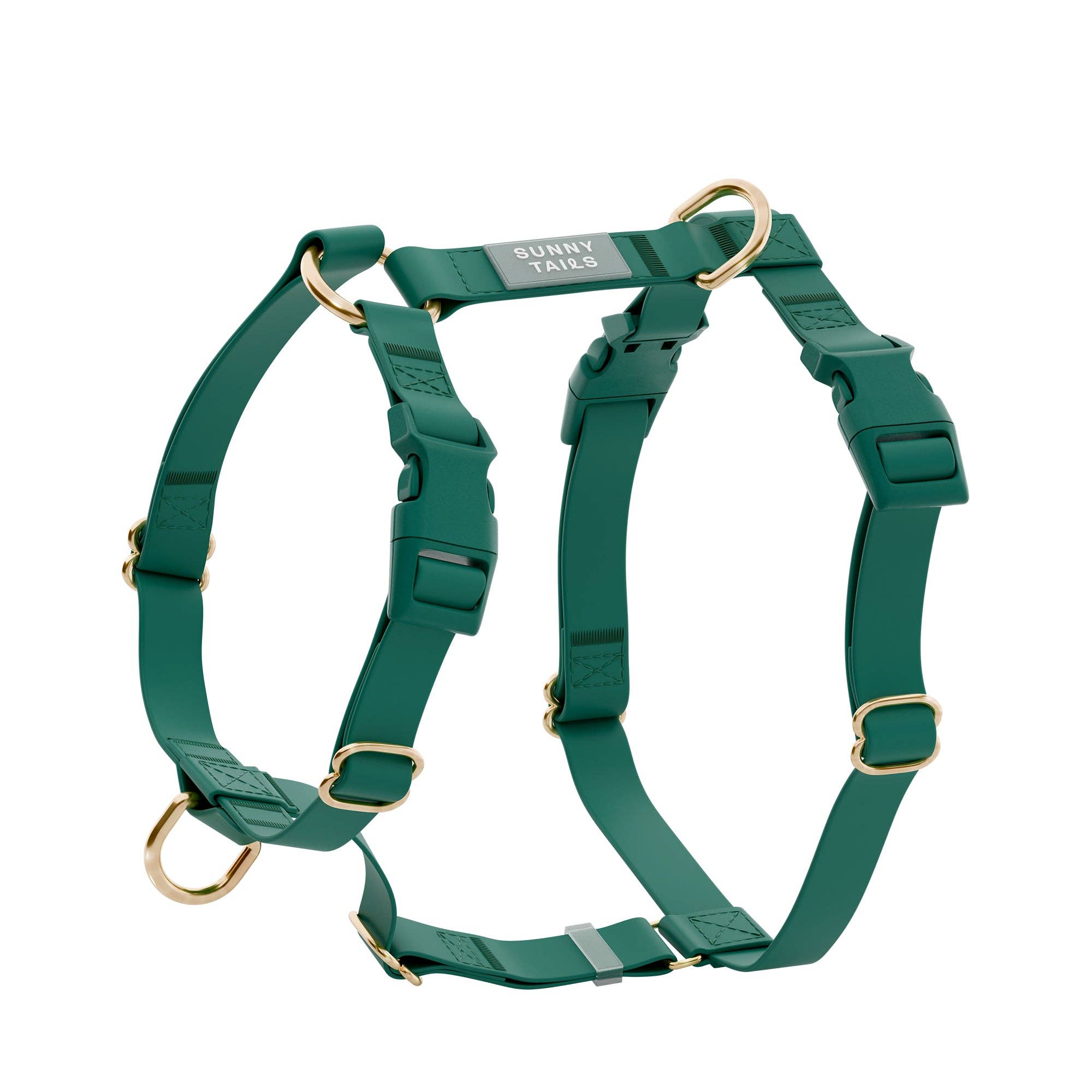 Harnais pour chien imperméable - Vert Sapin