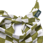 Bandana pour chien - Damier Vert