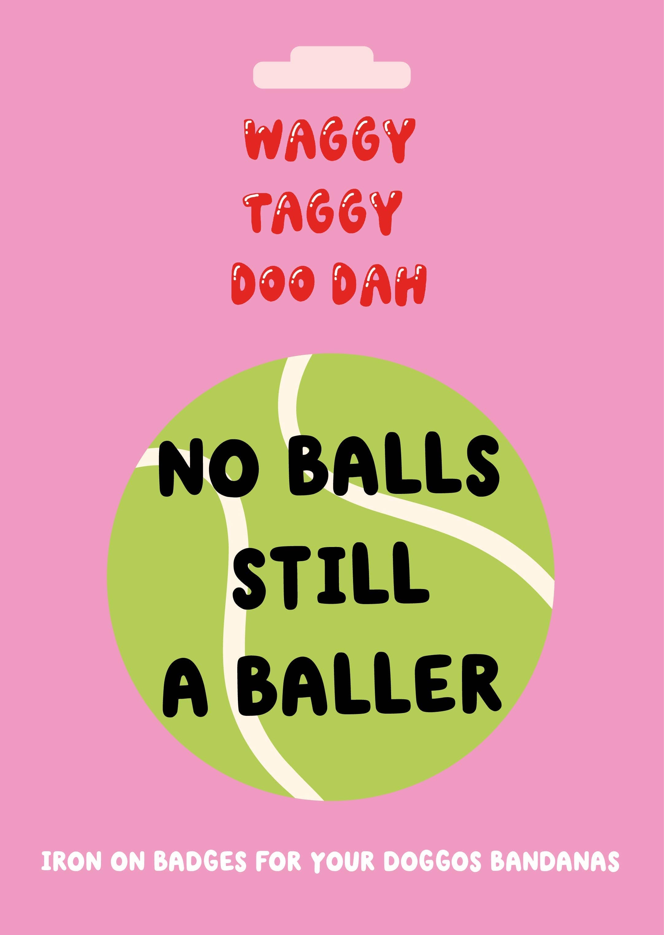 Écusson brodé "No balls, still a baller"