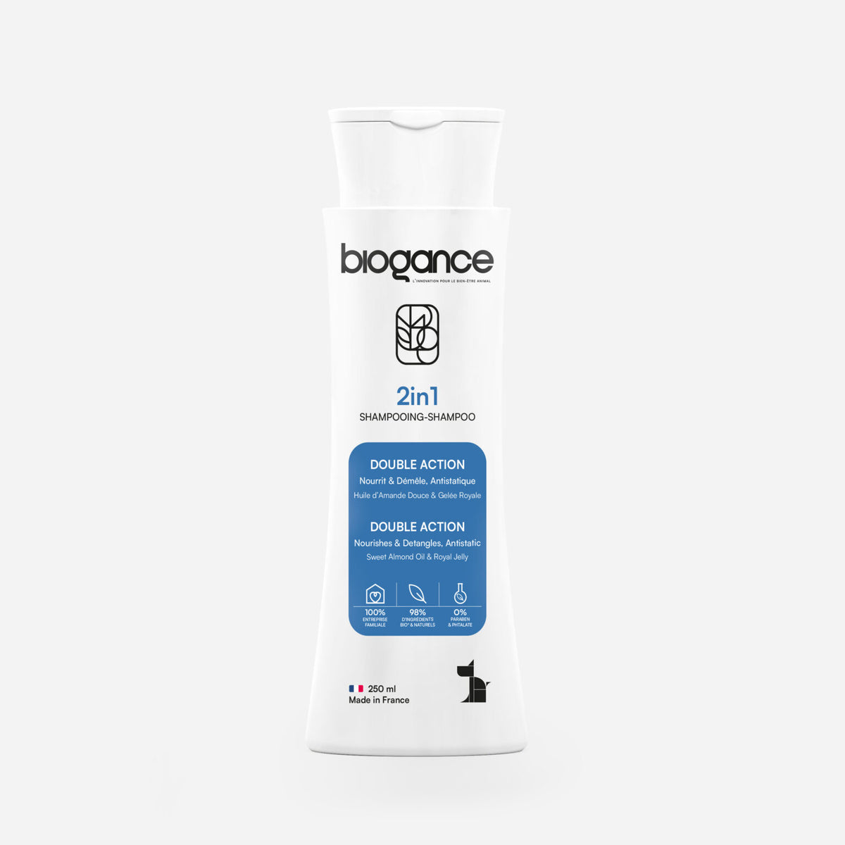 Shampoing et soin 2 en 1 – Nettoie & démêle