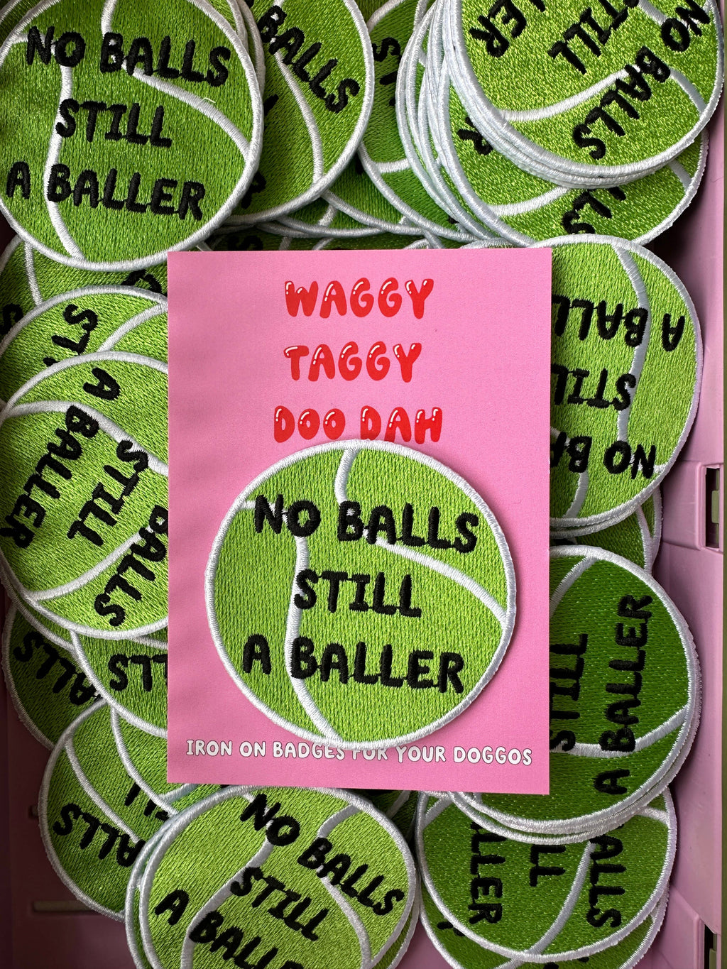 Écusson brodé "No balls, still a baller"