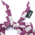 Bandana pour chien - Carreaux violet