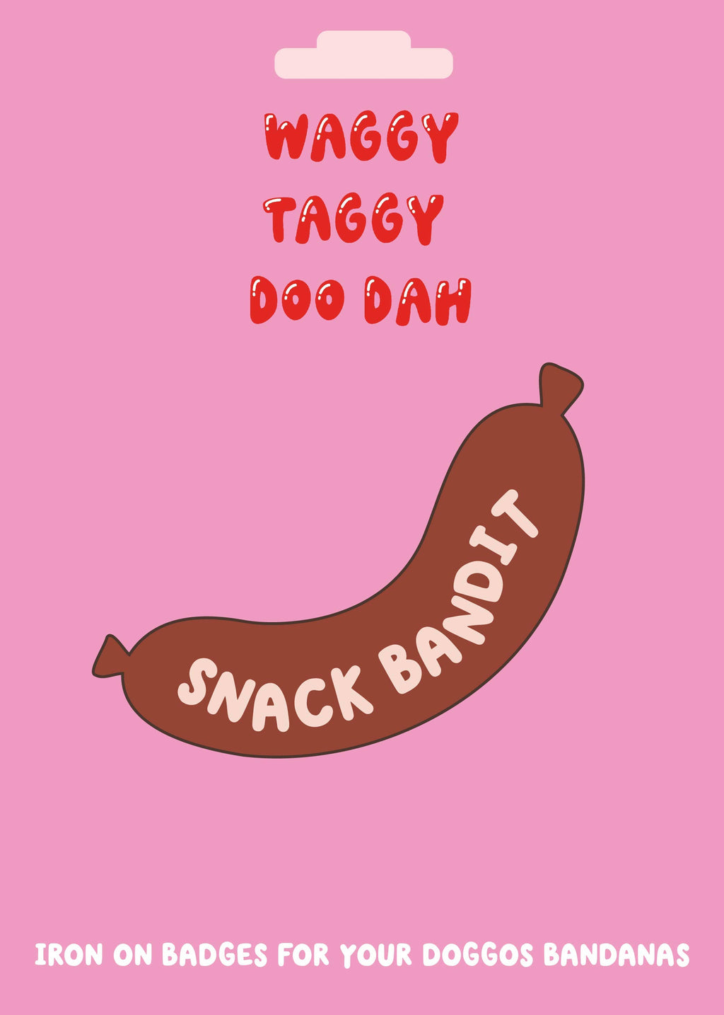 Patch brodé brodé "Snack Bandit"