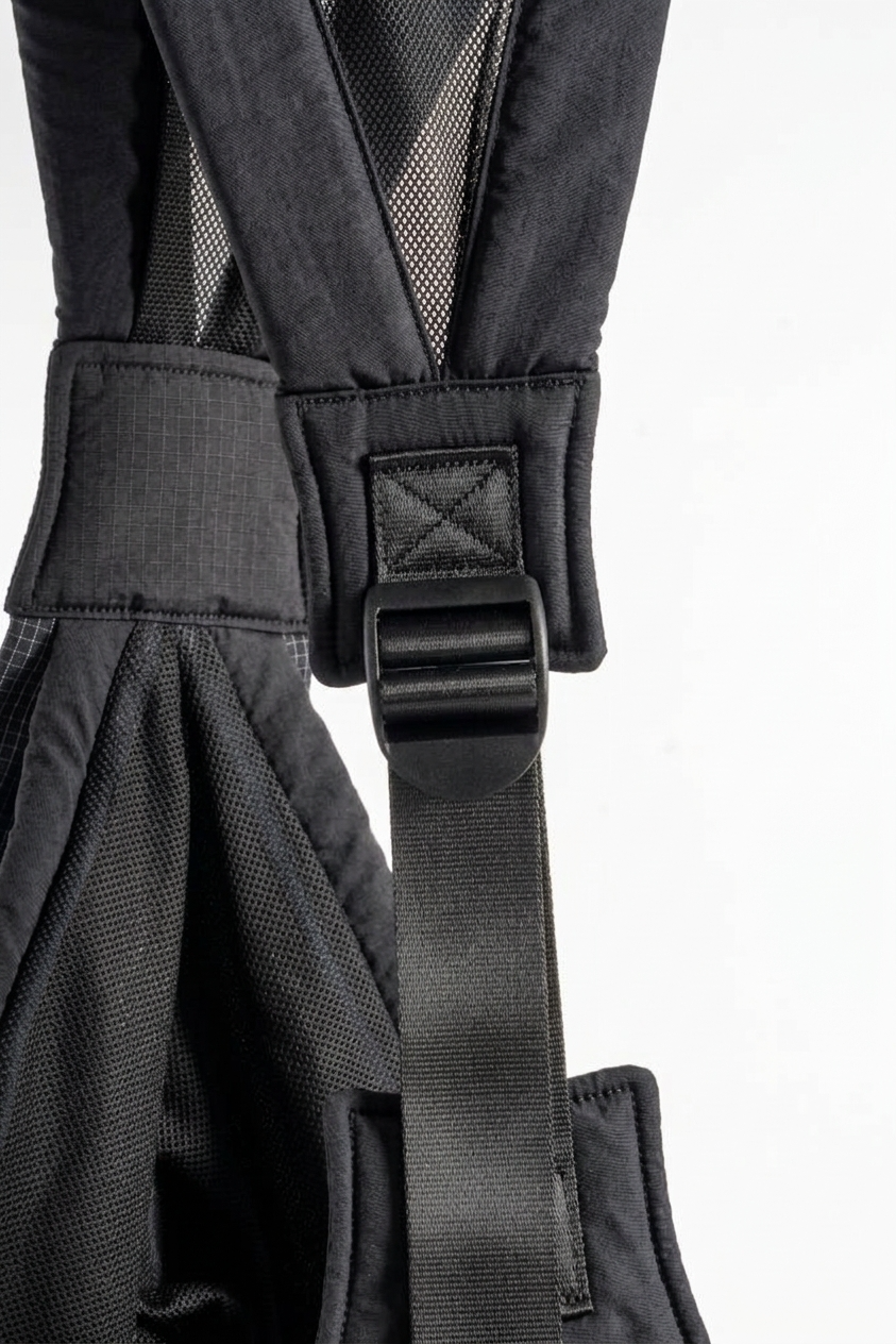 Sac de transport en bandoulière noir