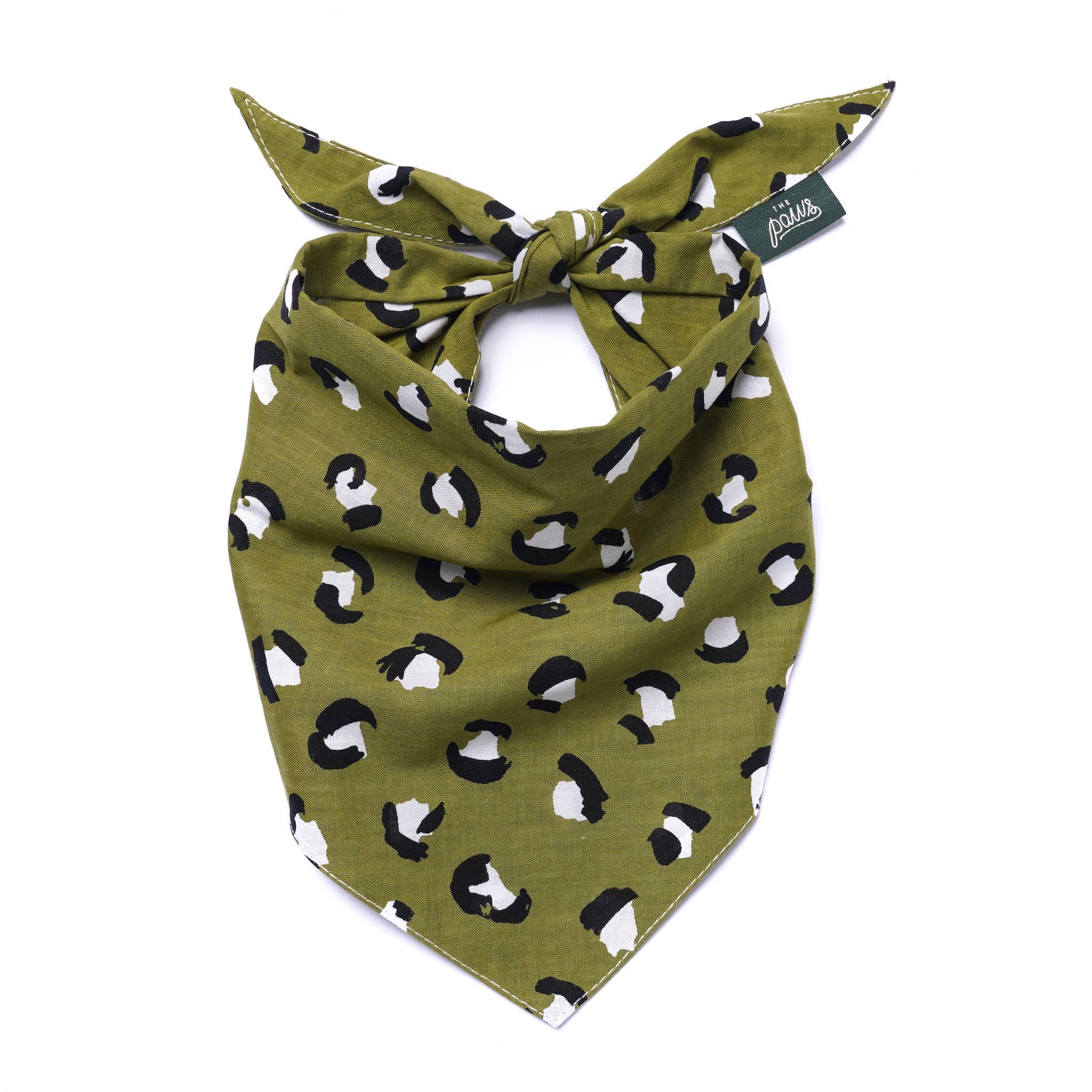 Bandana pour chien - Léopard kaki