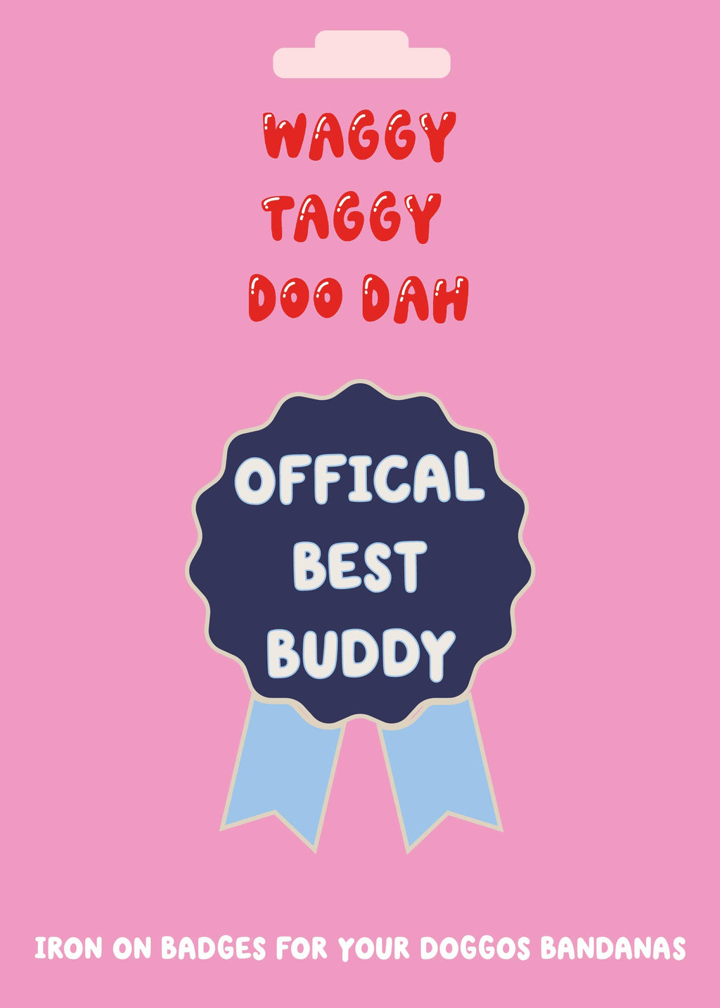 Écusson thermocollant brodé "Best Buddy"