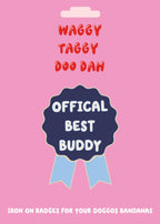 Écusson thermocollant brodé "Best Buddy"