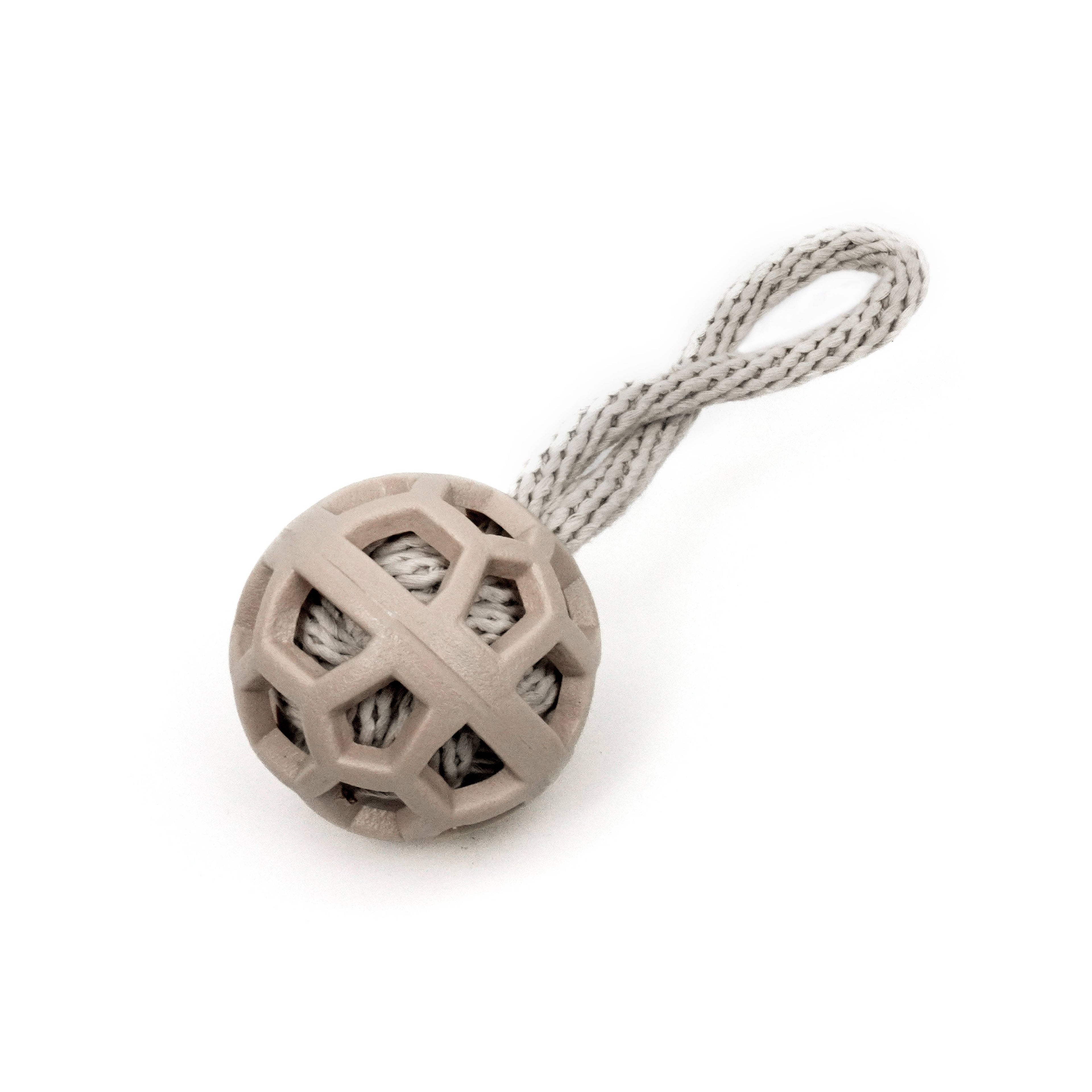 Jeu de tirage Balle et corde beige