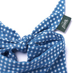 Bandana pour chien - Vichy Bleu