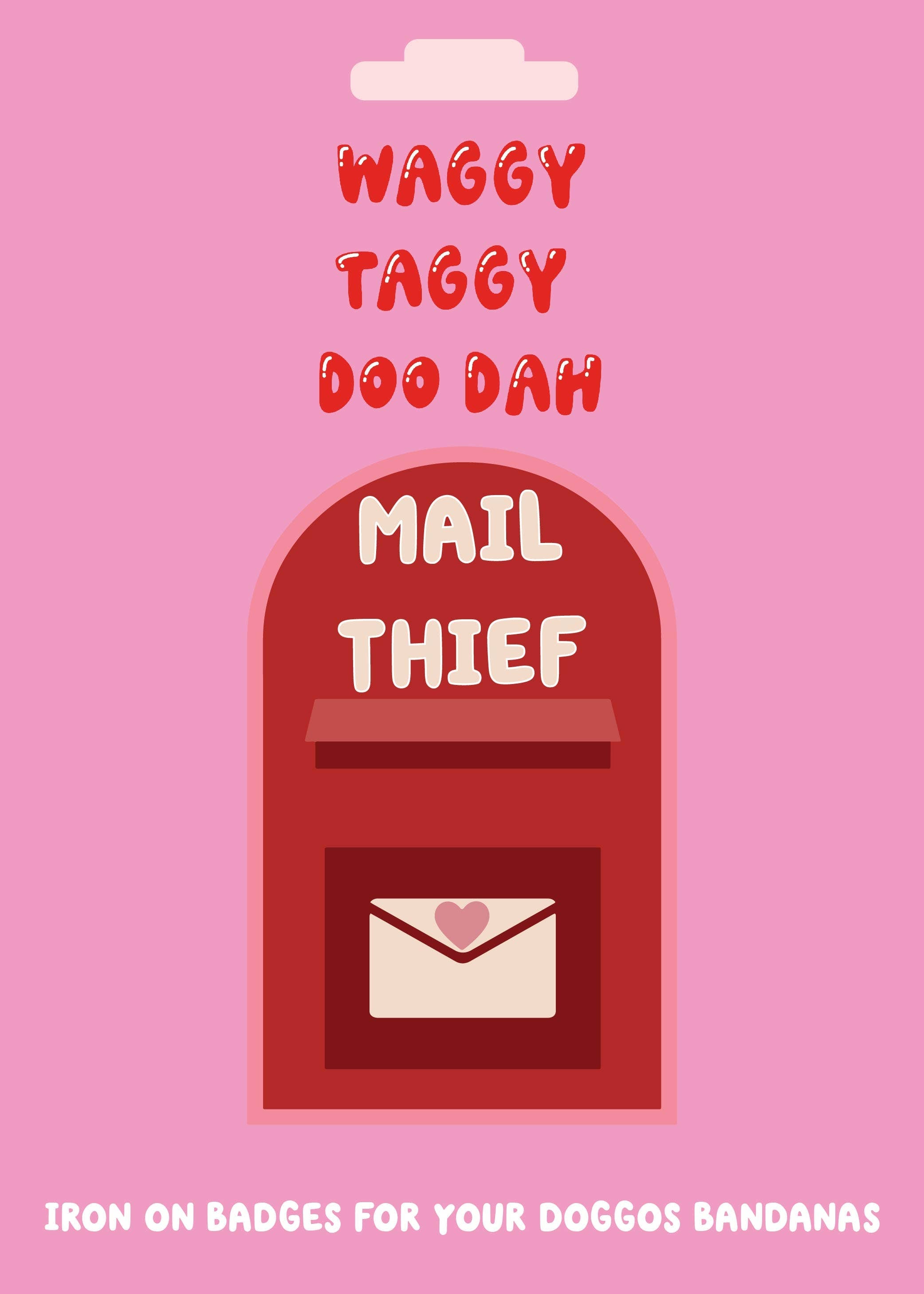 Écusson brodé "Mail Thief"