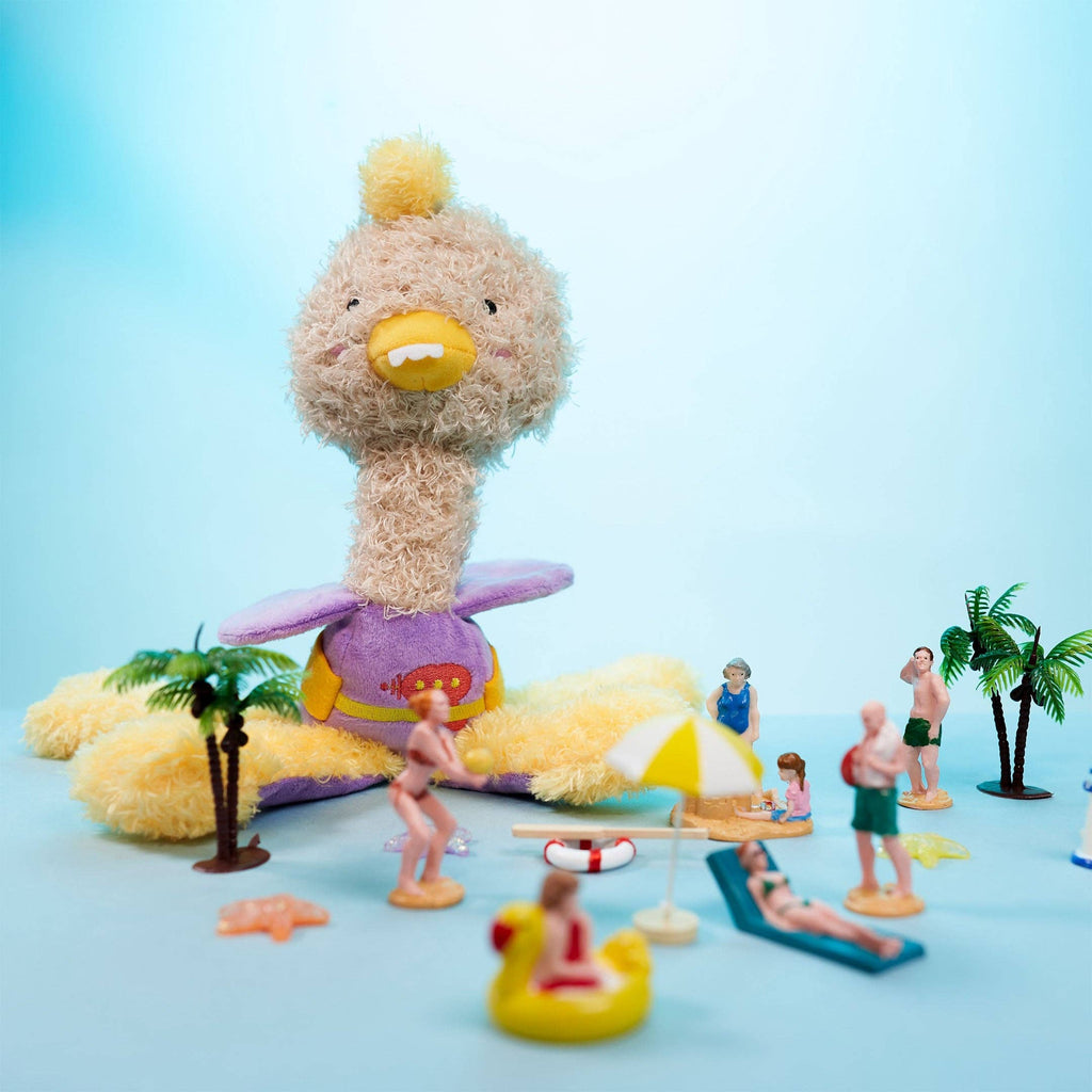 Jouet peluche - Autruche habillée