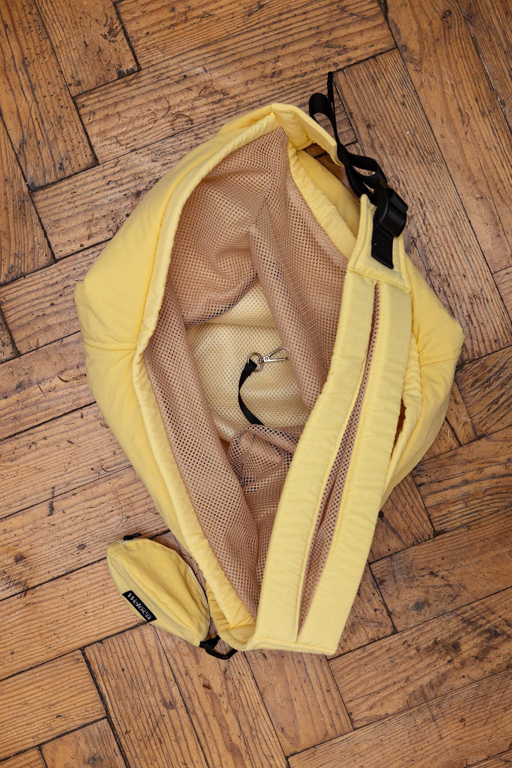 Sac de transport en bandoulière jaune