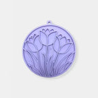 Tapis de léchage pour chien - Tulipe Lilas