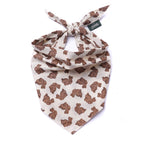 Bandana pour chien - Lapin chocolat