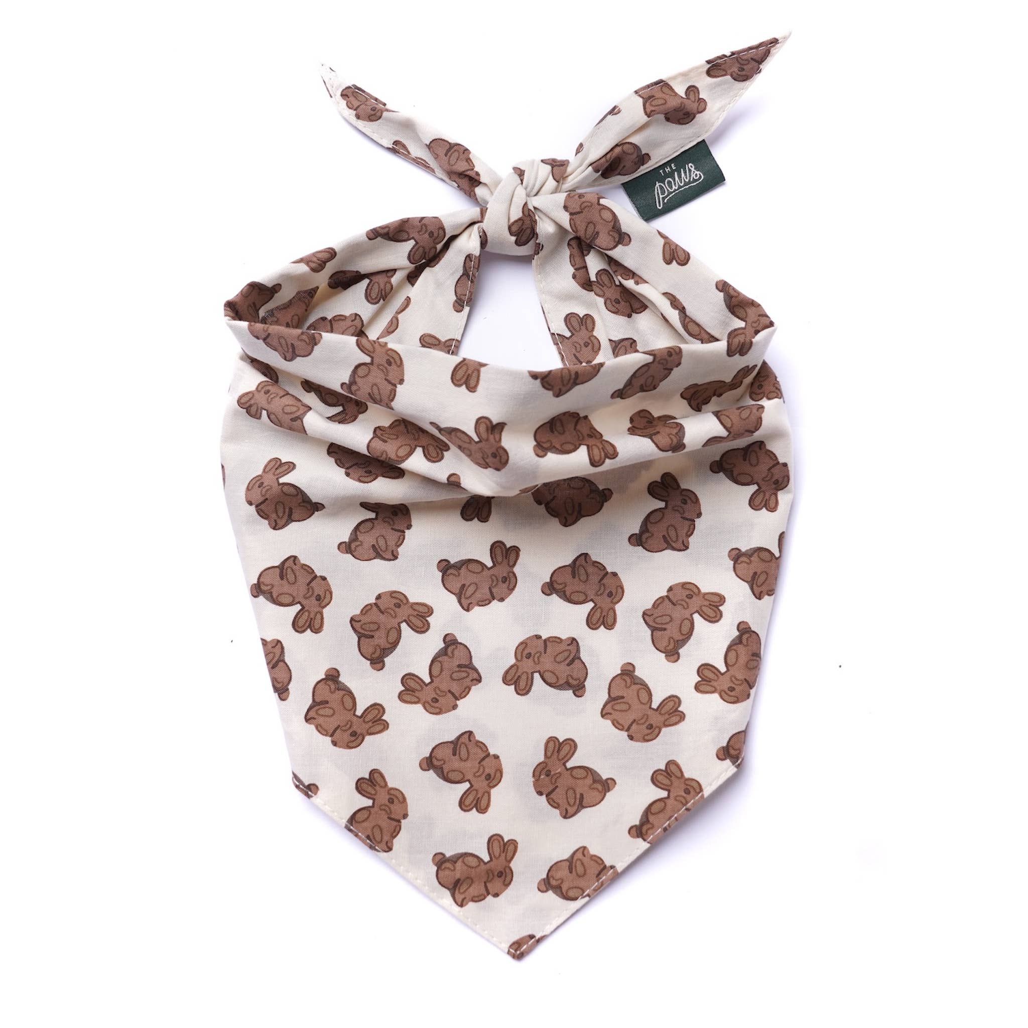 Bandana pour chien - Lapin chocolat