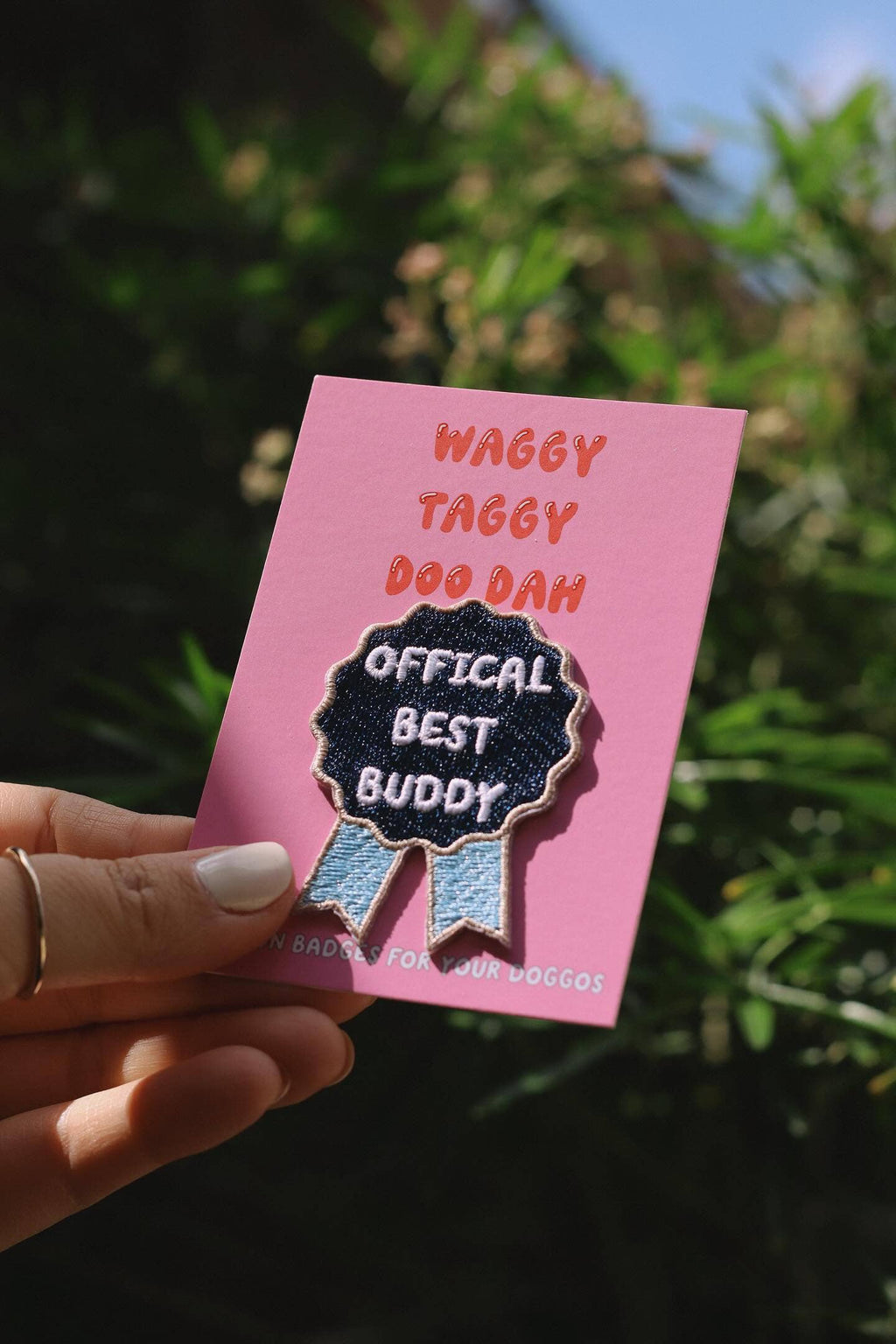 Écusson thermocollant brodé "Best Buddy"