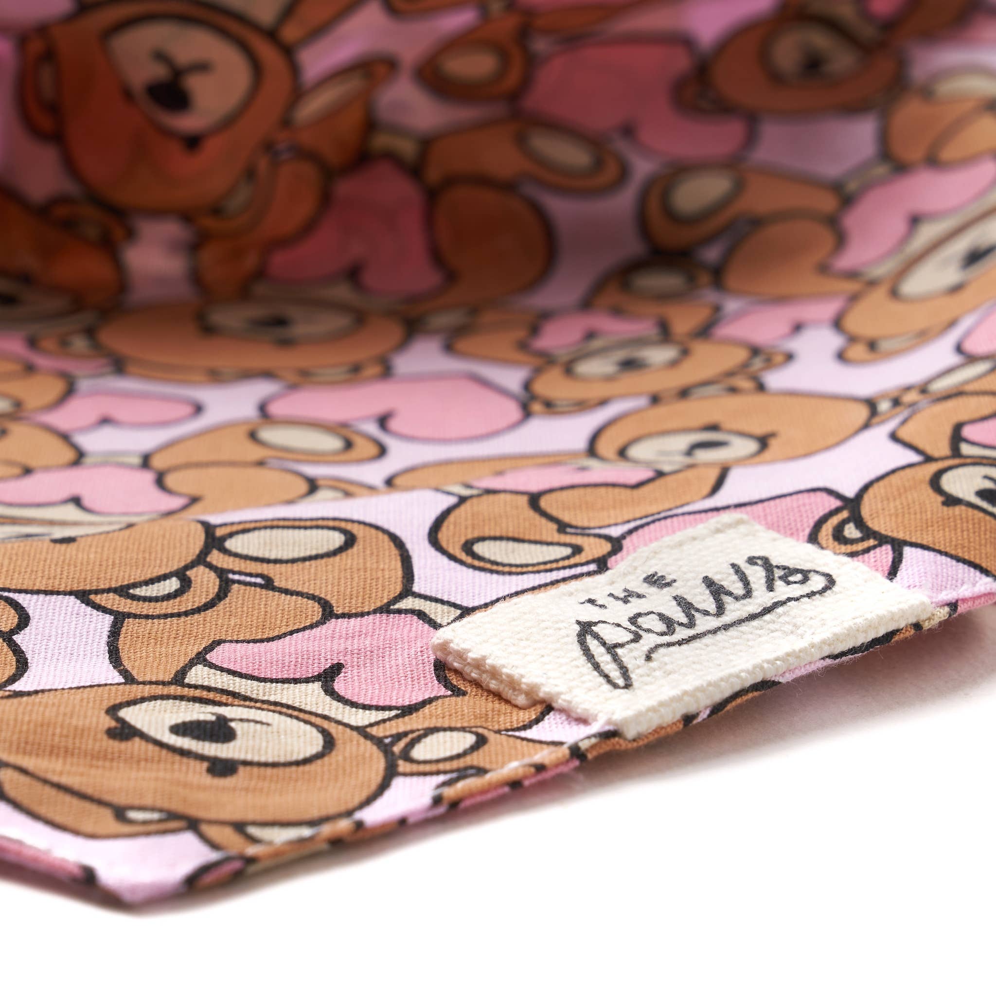 Bandana pour chien - Nounours rose