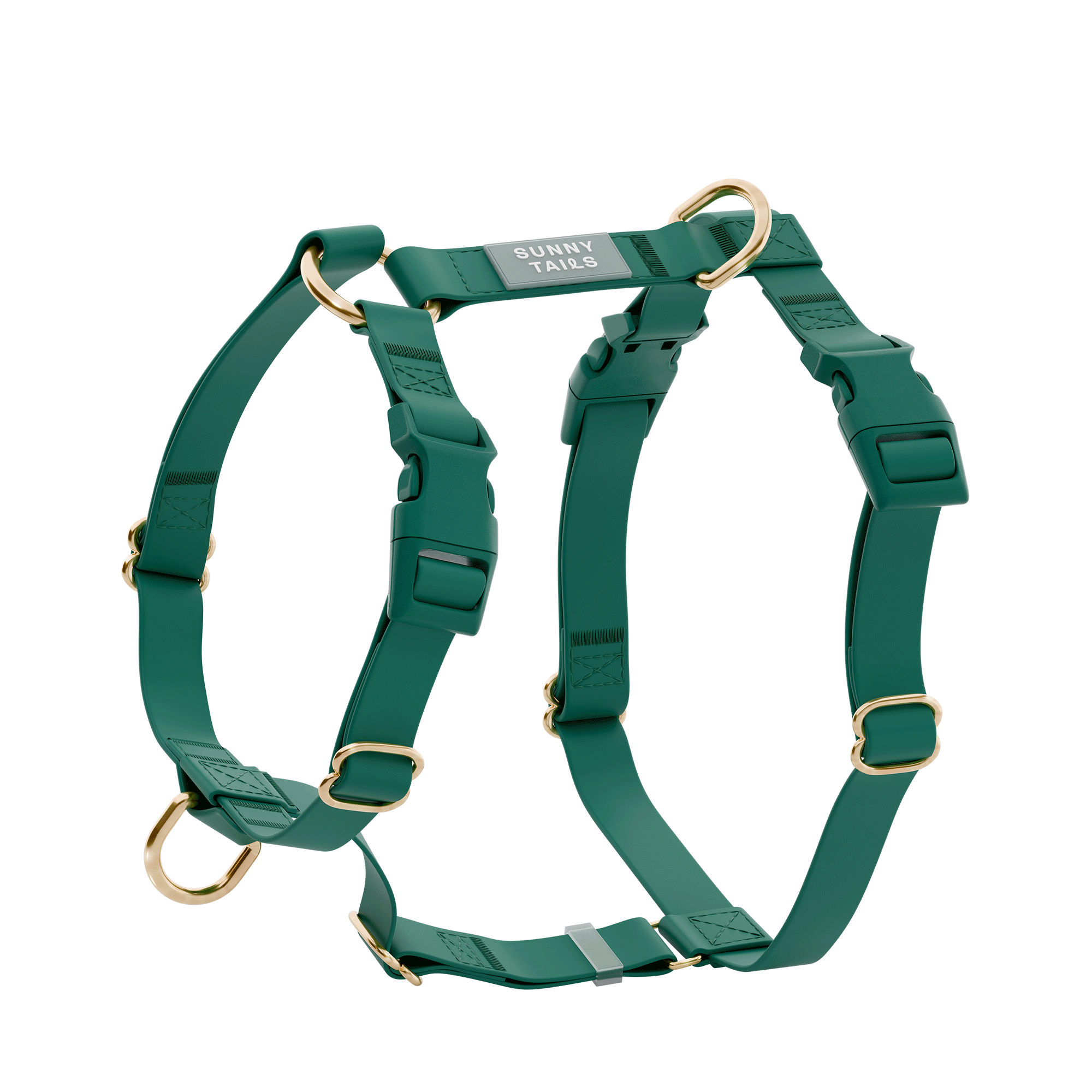 Harnais pour chien imperméable - Vert Sapin