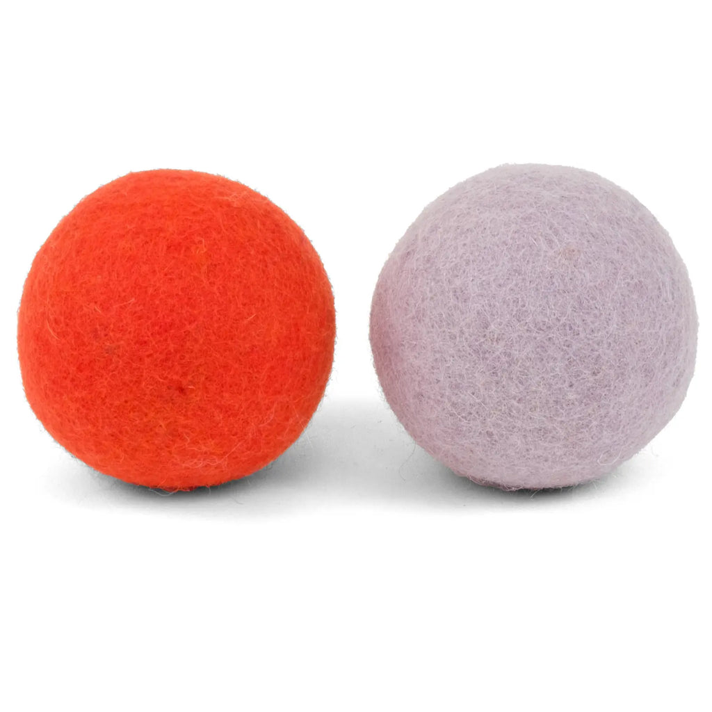 Balle en laine violet