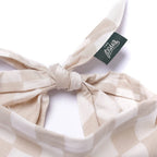 Bandana pour chien - Damier beige