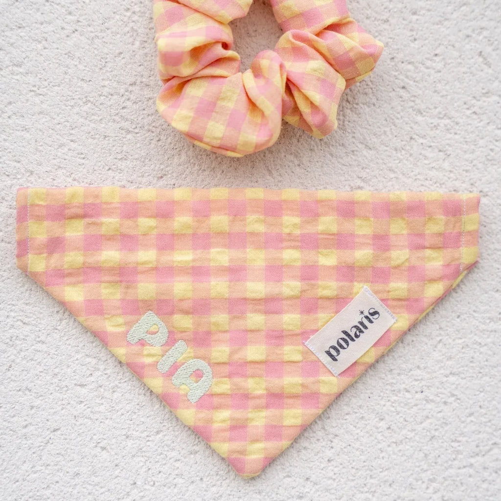 Bandanas Vichy Polaris rose