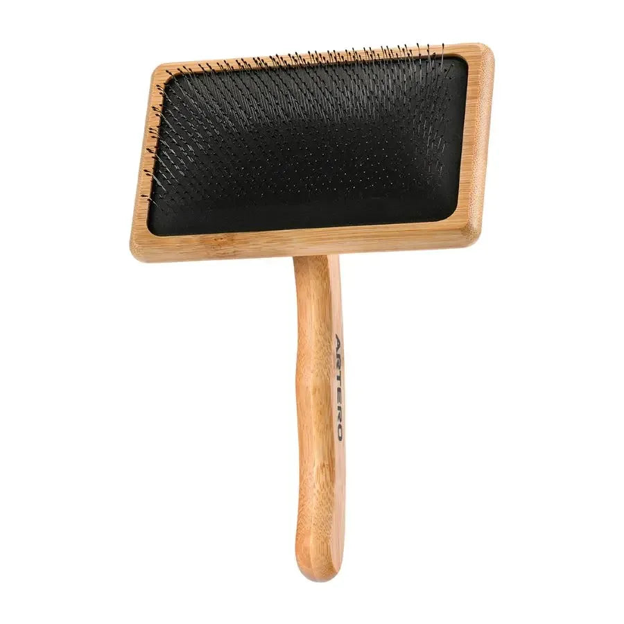 Carde L à poignée ergonomique en bambou