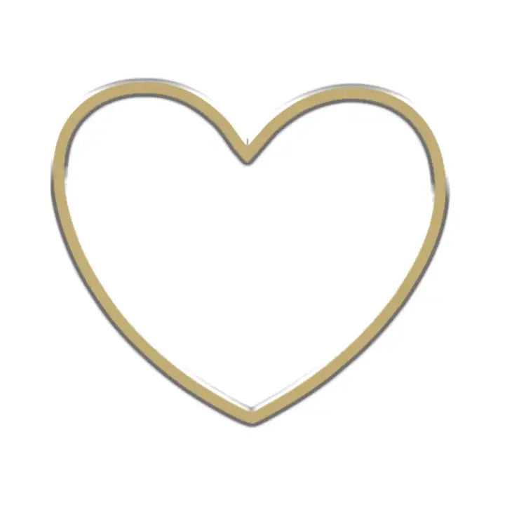 Charms pour collier - Coeur blanc