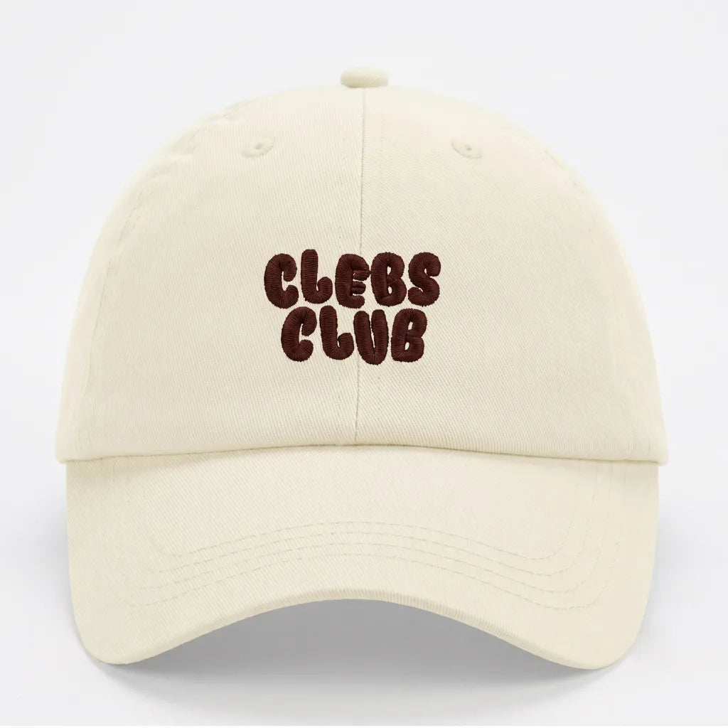 Casquette Beige "Clebs Club"