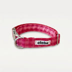 Collier en tissus - Vichy Rose