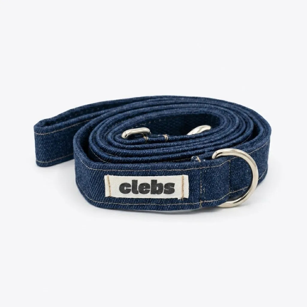 Laisse en tissus - Denim foncé