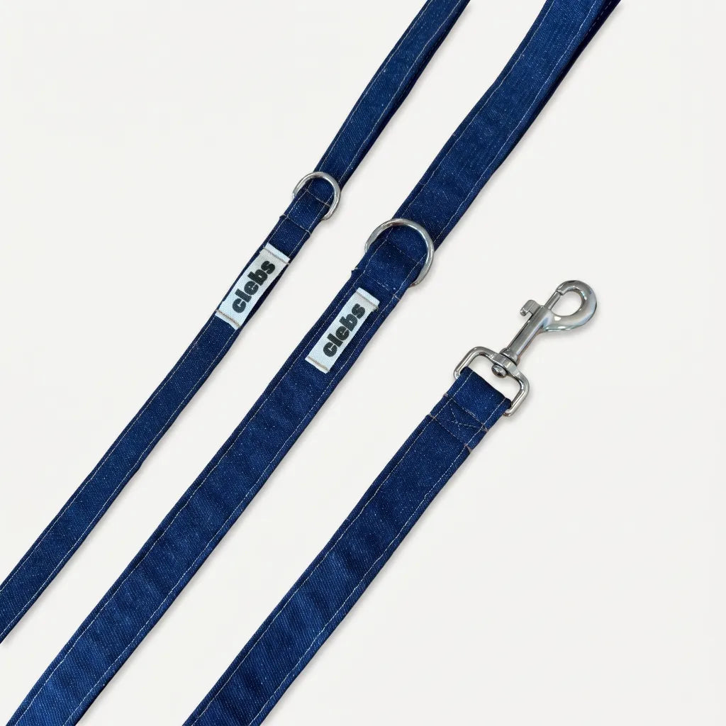 Laisse en tissus - Denim foncé