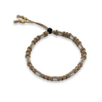 Collier beige anti-tiques avec céramique