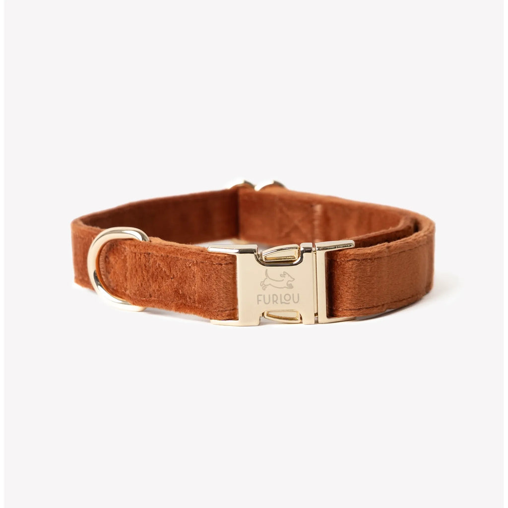 Collier velour Argile