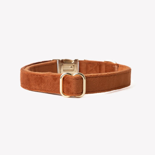 Collier velour Argile