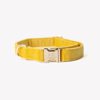 Collier velour Jaune