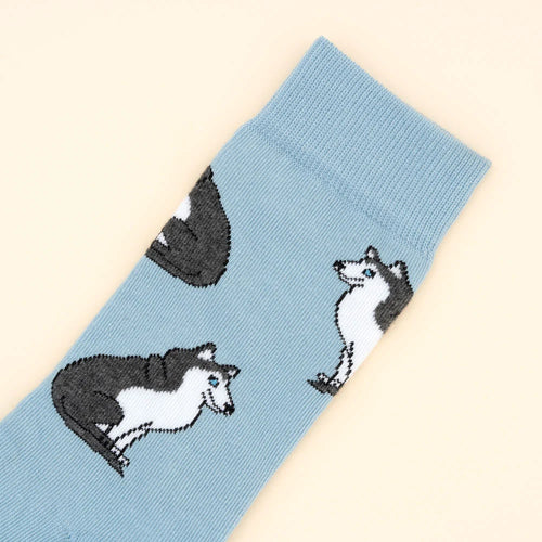 Chaussette race de chien - Husky