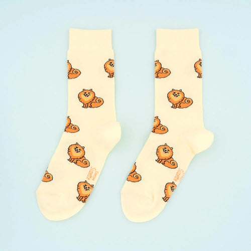 Chaussette race de chien - Spitz