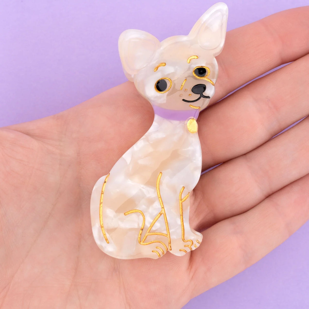 Grande pince à cheveux - Chihuahua