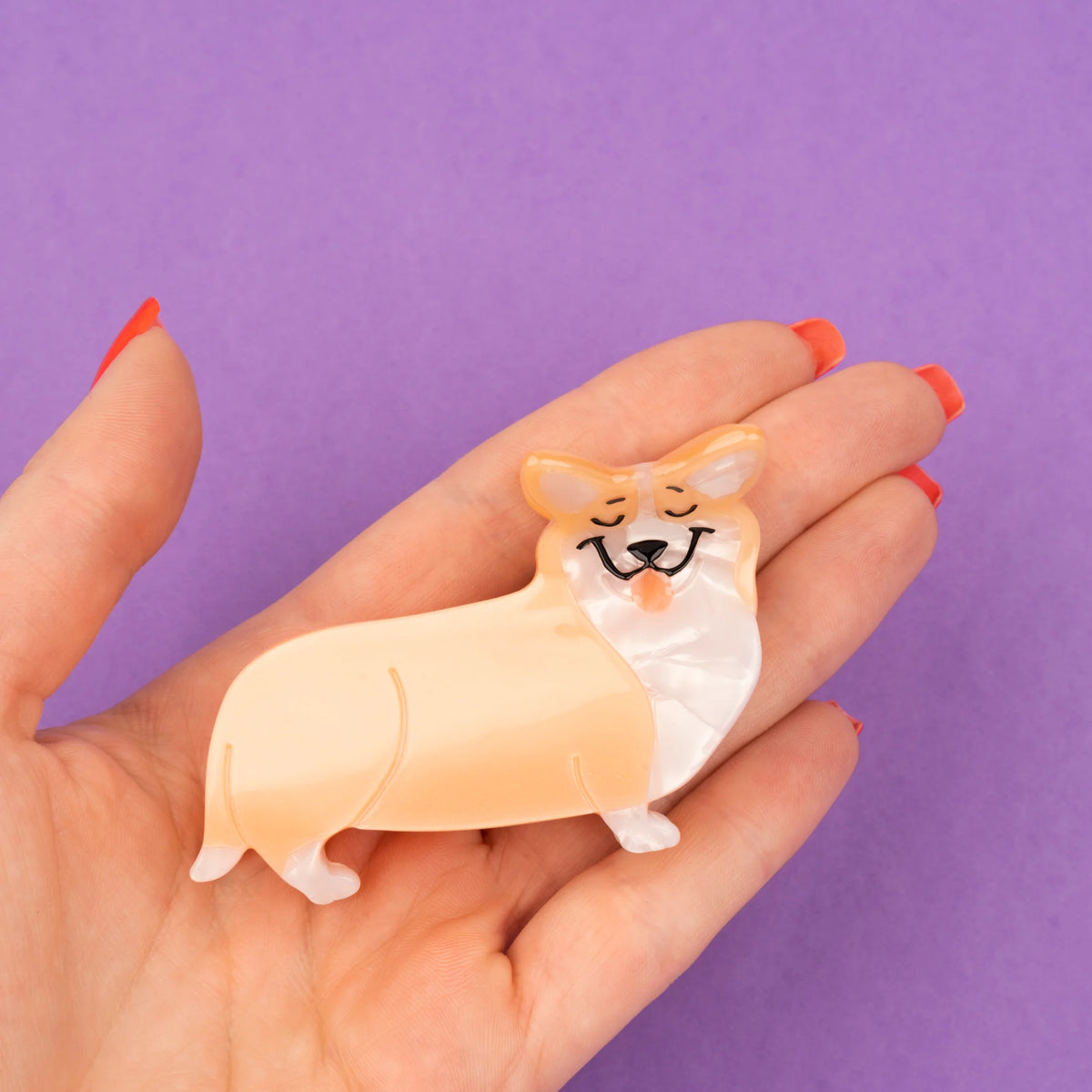 Grande pince à cheveux - Corgi