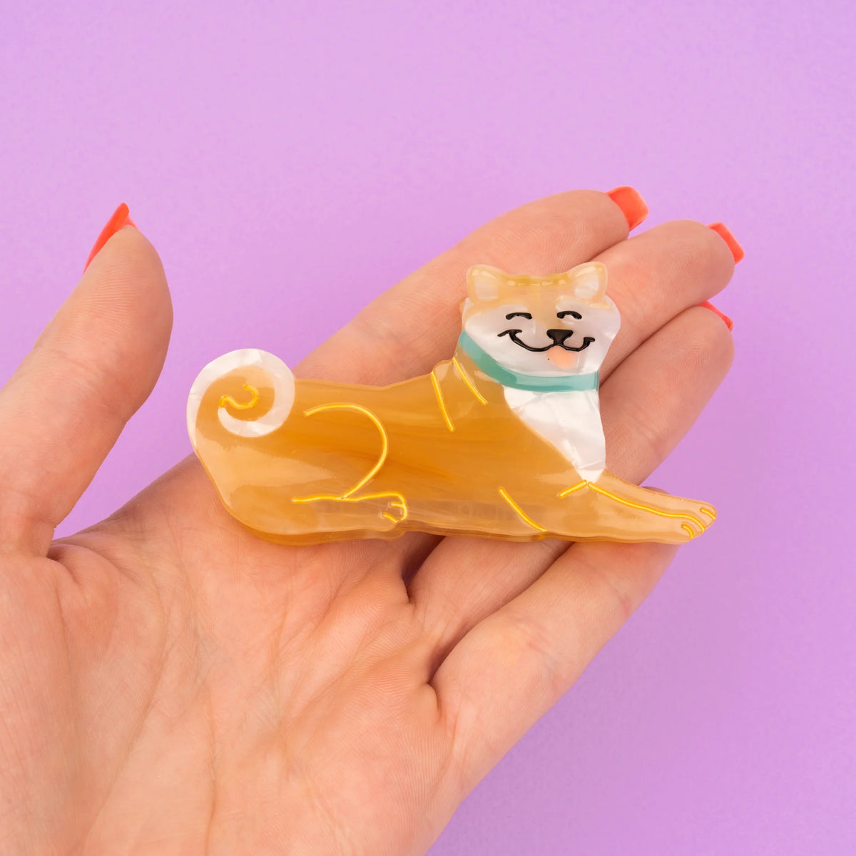 Grande pince à cheveux - Shiba