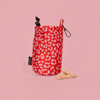 Pochette à friandises - Léopard rouge et rose