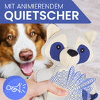Jouet pour chien robuste avec couineur - Raton laveur