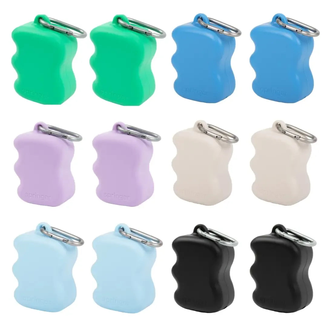 Distributeur de friandises en silicone à presser marron