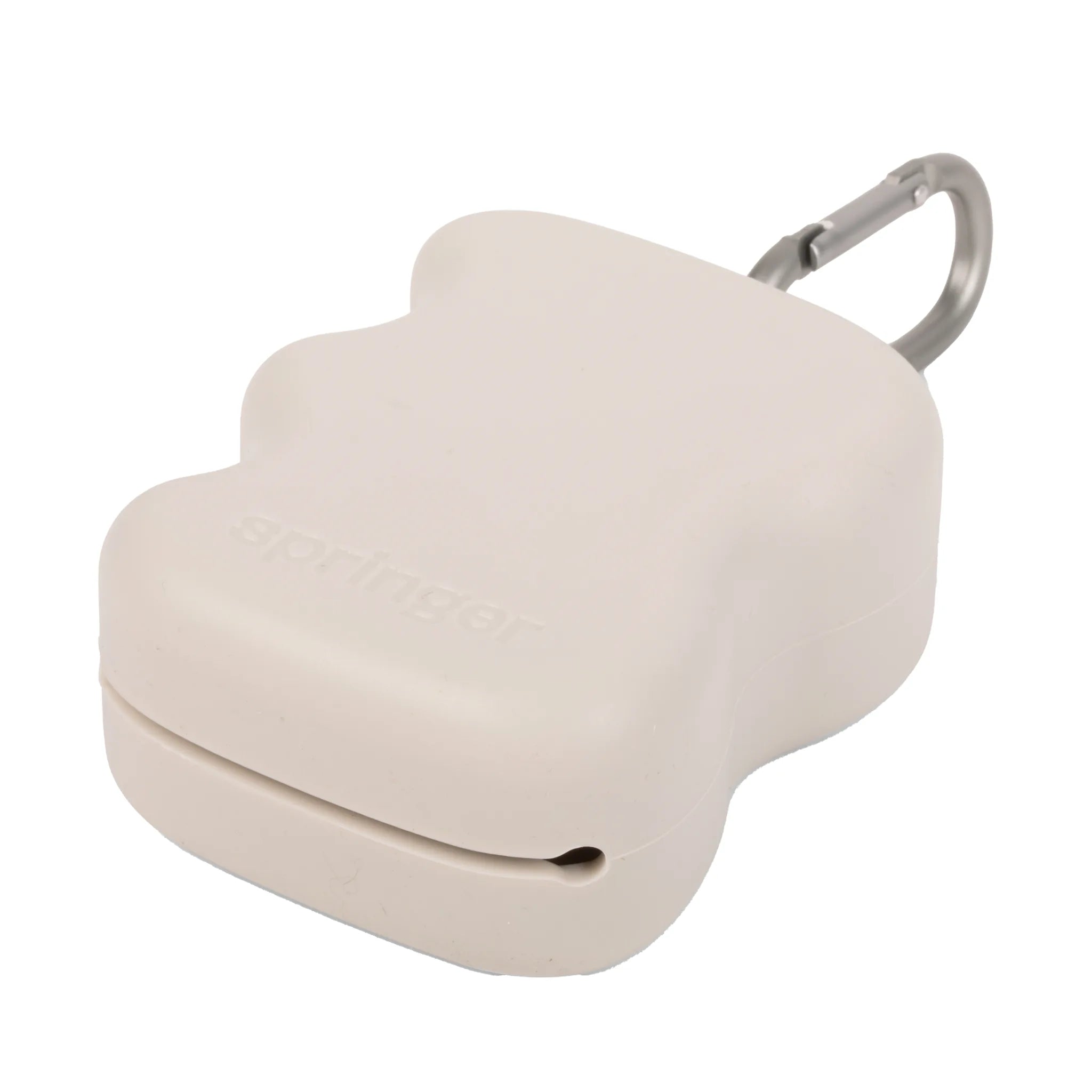 Distributeur de friandises en silicone à presser beige