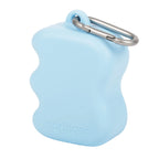 Distributeur de friandises en silicone à presser bleu ciel