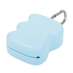 Distributeur de friandises en silicone à presser bleu ciel