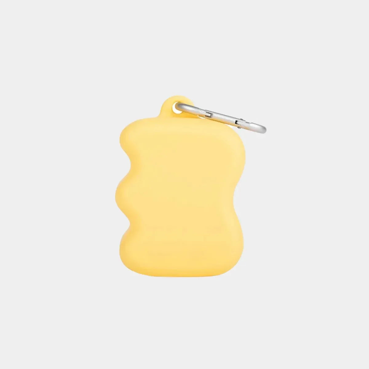 Distributeur de friandises en silicone à presser jaune